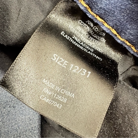 Tahari Dark Blue Straight Leg Women's Pants - Picture 2 of 4